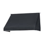 Instahut Window Door Awning 1.2mx0.6mx0.6m Black Polyester Fabric Steel Frame