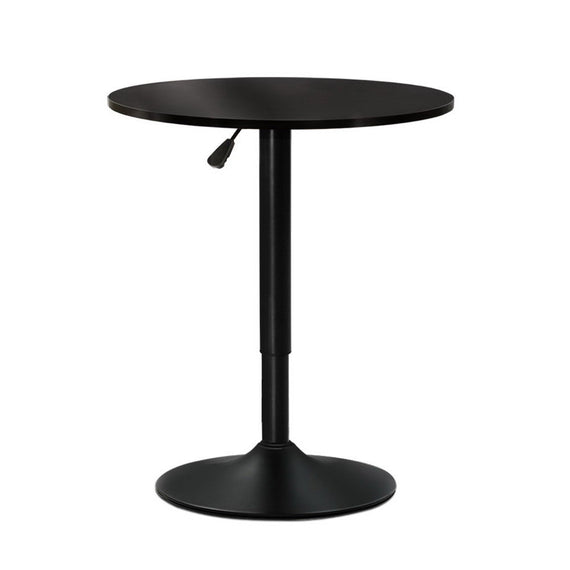 Artiss Bar Table Kitchen Tables Swivel Round Metal Black