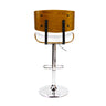 Artiss Bar Stools Gas Lift Leather White