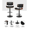 Artiss Bar Stools Gas Lift Leather All Black