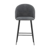 Artiss Bar Stools Kitchen Counter Barstools Sherpa Metal Chairs x2