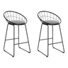 Artiss 2x Bar Stools Padded Seat Metal