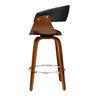 Artiss 4x Bar Stools Swivel PU Seat Wooden