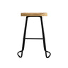 Artiss 2x Bar Stools Tractor Seat 65cm Wooden