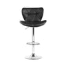 Artiss 4x Bar Stools Gas Lift Leather Seat Black