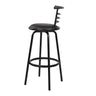 Artiss 4x Bar Stools Swivel Leather Padded Metal