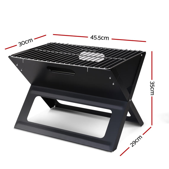 Grillz BBQ Grill Charcoal Smoker Foldable