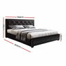 Artiss Bed Frame Double Size Gas Lift Black TIYO