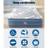 Bestway Air Mattress Bed Queen Size Inflatable Camping Beds Print Top Carry Bag