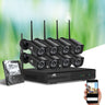 UL-tech 3MP Wireless CCTV Home WIFI Camera Security System IP Outdoor 8CH 4TB