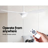 Devanti 52'' Ceiling Fan DC Motor w/Light w/Remote - White