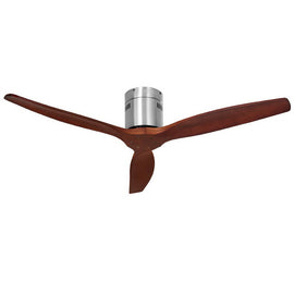 Devanti 52'' Ceiling Fan AC Motor w/Timer w/Remote - Dark Wood