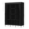 Artiss Large Portable Clothes Closet Wardrobe with Shelf Black