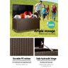 Gardeon 320L Outdoor Wicker Storage Box - Brown