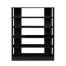 Artiss Shoe Cabinet Shoes Organiser Storage Rack 30 Pairs Black Shelf Wooden