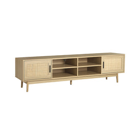 Artiss TV Cabinet Entertainment Unit 180cm Rattan Cole