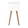 Artiss Bedside Table 2 Drawers - BODIE White