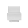 Artiss Bedside Tables LED 2 Drawers - REMI White