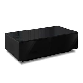 Artiss Coffee Table 4 Drawers Black Trevi