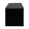 Artiss Entertainment Unit TV Cabinet LED 130cm Black Angus