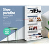 Artiss Shoe Cabinet Mirror Shoes Storage Rack Organiser 60 Pairs Cupboard Shelf