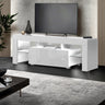 Artiss Entertainment Unit TV Cabinet LED 130cm White Elo