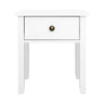 Artiss Bedside Table 1 Drawer - BOW White