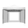 Instahut Gazebo Pop Up Marquee 3x3 Folding Wedding Tent Gazebos Shade White