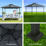 Instahut Gazebo 3x3 Party Marquee Outdoor Wedding Party Tent Iron Art Canopy