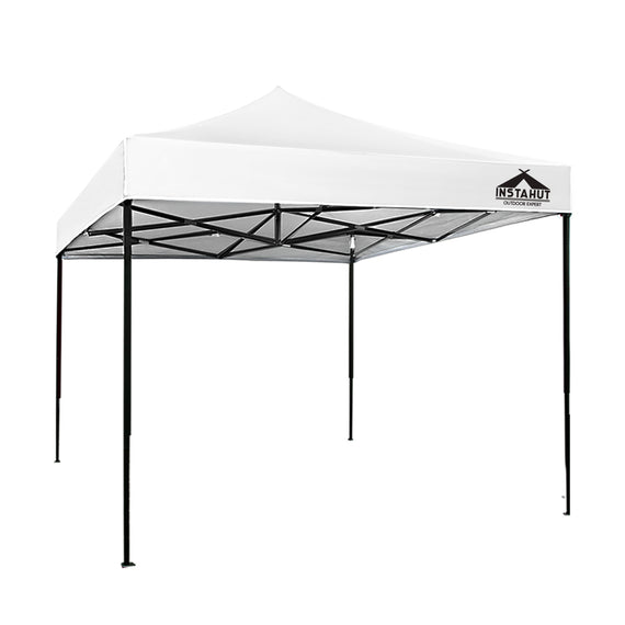 Instahut Gazebo Pop Up Marquee 3x3m Folding Tent Wedding Outdoor Camping Canopy Gazebos Shade White