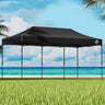 Instahut Gazebo Pop Up Marquee 3x6m Folding Tent Wedding Outdoor Camping Canopy Gazebos Shade Navy