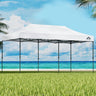 Instahut Gazebo Pop Up Marquee 3x6m Folding Tent Wedding Outdoor Camping Canopy Gazebos Shade White