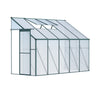 Greenfingers Greenhouse 3x1.27x2.13M Lean-to Aluminium Polycarbonate Green House Garden Shed