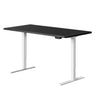 Artiss Standing Desk Adjustable Height Desk Electric Motorised White Frame Black Desk Top 140cm