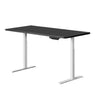 Artiss Standing Desk Adjustable Height Desk Dual Motor Electric White Frame Black Desk Top 120cm