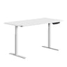 Artiss Standing Desk Adjustable Height Desk Dual Motor Electric White Frame Desk Top 120cm