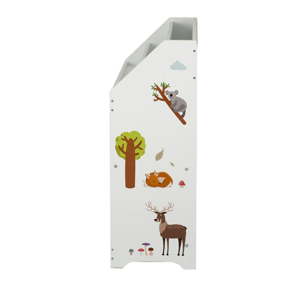 Keezi Kids Bookshelf Toy Box Organiser Children 6 Bins Display Shelf Storage Box
