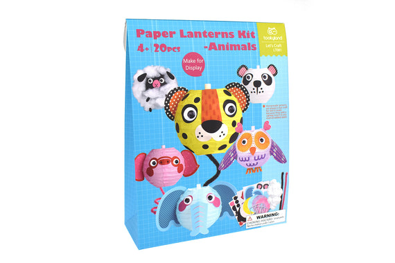 ANIMAL PAPER LANTERNS CRAFT KIT