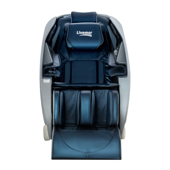 Livemor Massage Chair Zero Gravity Electric Massage Recliner Chairs Deluxe Blue