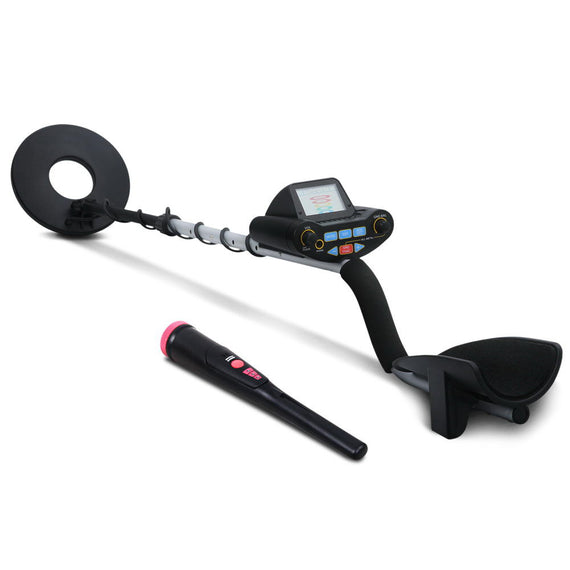 Metal Detector W/Pinpointer Searching Treasure Gold Digger Hunter 250mm