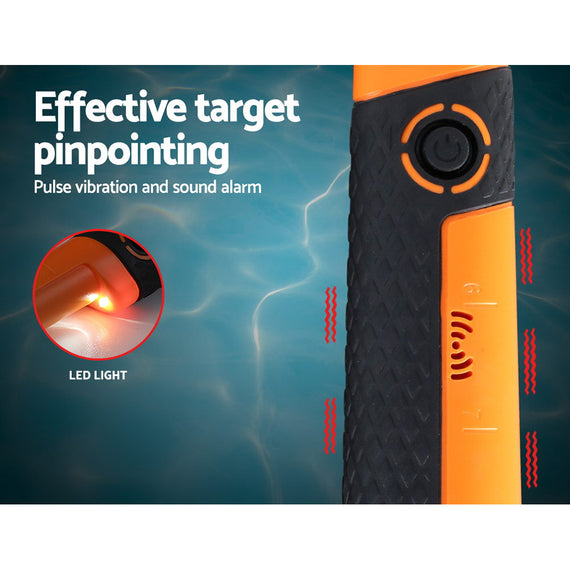 Metal Detector 40MM Sensitive Handheld Pinpointer Waterproof Automatic Hunter Orange