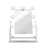 Embellir Makeup Mirror Hollywood with Light Round 360� Rotation Tabletop 9 LED