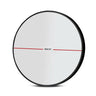 Embellir Wall Mirror Makeup 90cm Home Decor Framed Mirrors Bathroom Round Black