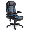 Artiss 8 Point Massage Office Chair Heated Seat Recliner PU Black