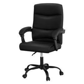 Artiss Massage Office Chair Executive Computer Chairs PU Leather Recline Black