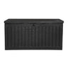 Gardeon Outdoor Storage Box 270L Container Lockable Garden Bench Tool Shed Black