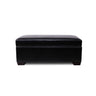 Artiss Storage Ottoman Blanket Box 80cm Leather Black