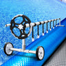 Aquabuddy Pool Cover 500 Micron 10.5x4.2m Silver Swimming Pool Solar Blanket 5.5m Roller