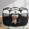 i.Pet Dog Playpen Pet Playpen Enclosure Crate 8 Panel Play Pen Tent Bag Puppy Fence 2XL