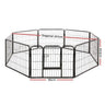 i.Pet 24" 8 Panel Dog Playpen Pet Exercise Cage Enclosure Fence Play Pen